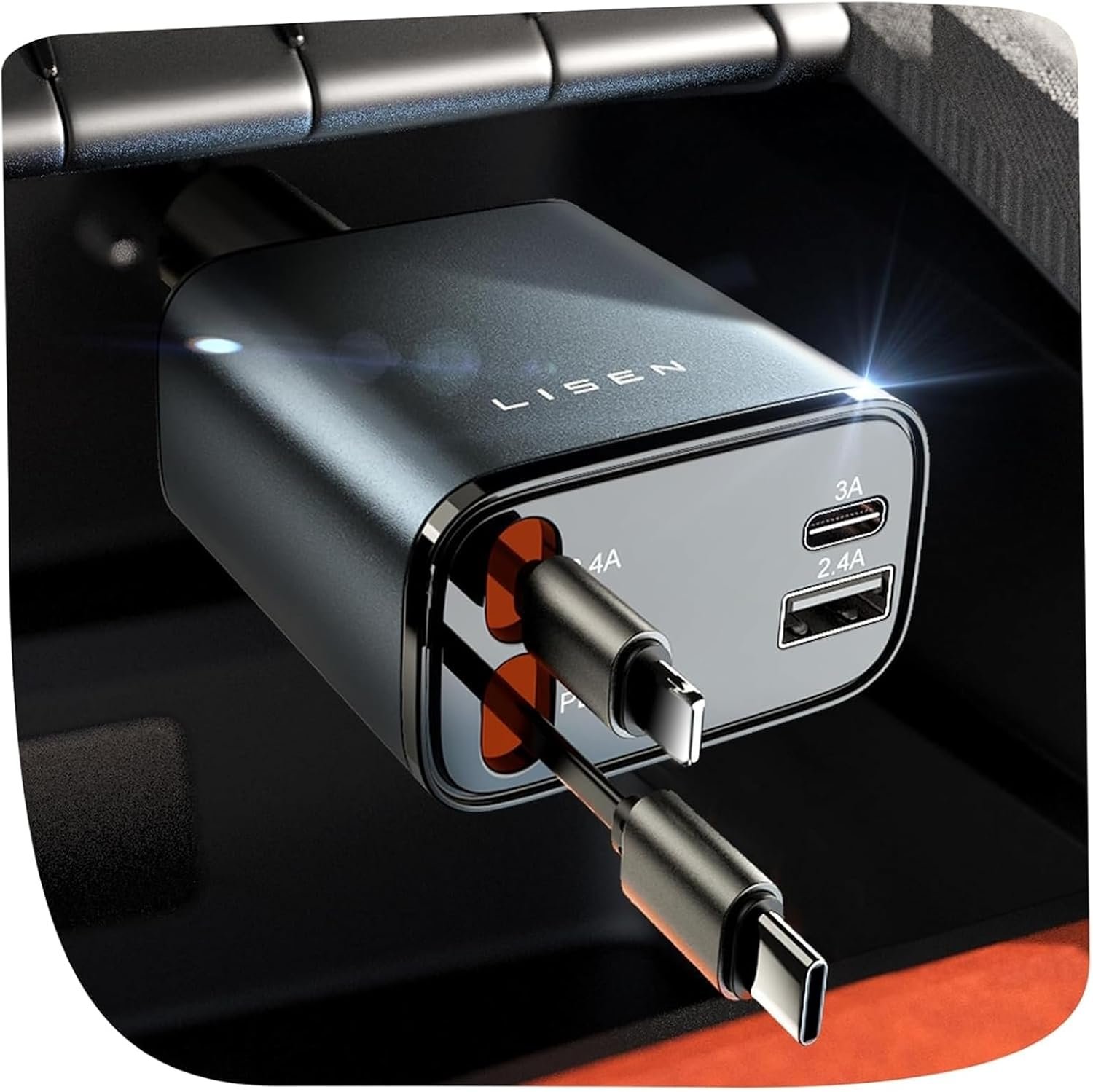 retractable car charger retractable car charger